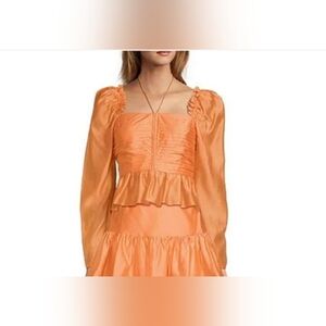 Antonio melani Halter Tie Square Neck Long Puffed Sleeve size 18